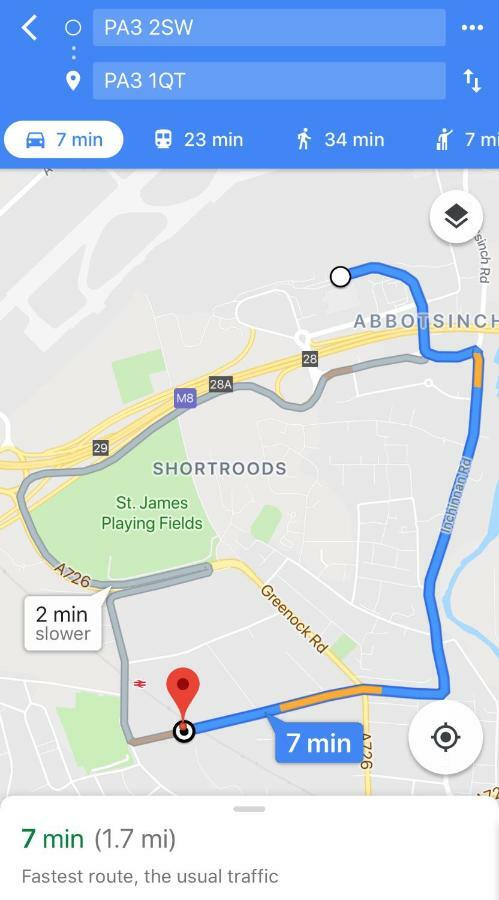 Glasgow Airport Holiday Home 페이즐리 외부 사진